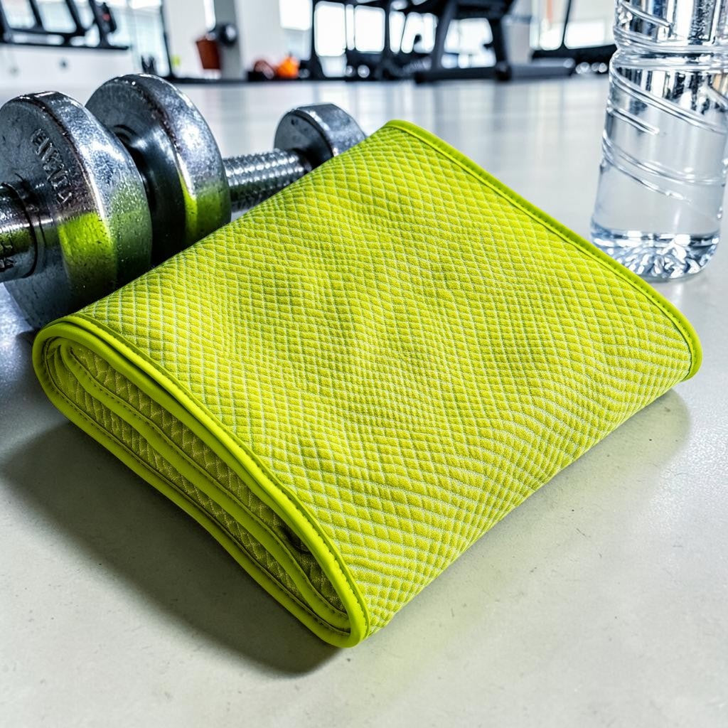 Qjkvn Cooling Sport Towel - Quick-Dry Microfiber Towel for Gym, Yoga & Running - Breathable & Lightweight - Anti-Microbial