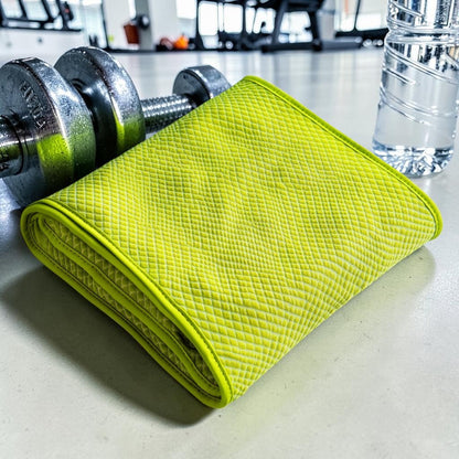 Qjkvn Cooling Sport Towel - Quick-Dry Microfiber Towel for Gym, Yoga & Running - Breathable & Lightweight - Anti-Microbial